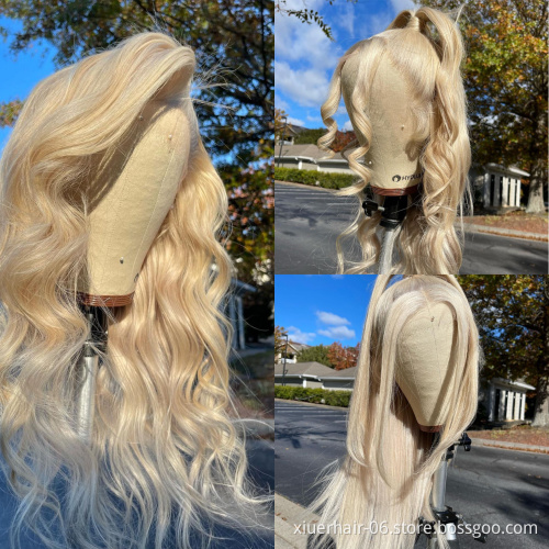 Colored Straight Human Hair Hd Transparent 13X6 Frontal Lace Remy Hair Pink Wig